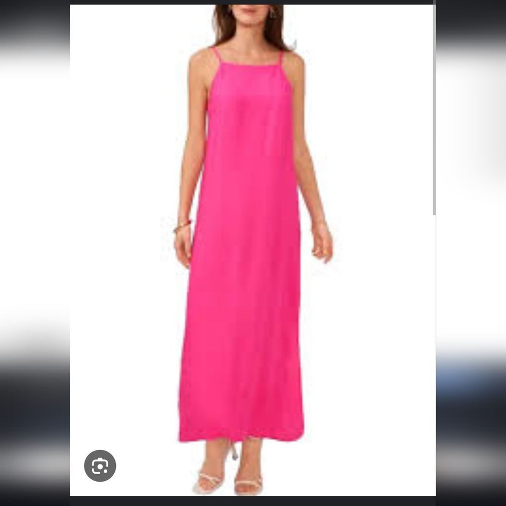 Vince Camuto Pink Maxi Dress NWT Square Neck Size XS